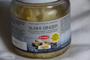 Sushi ginger