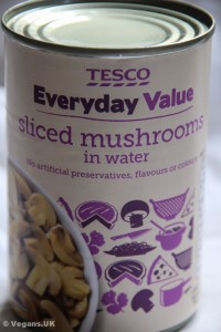 Tinned mushrooms are often more convenient than fresh