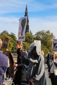 Marching for elephants, lions and rhinos