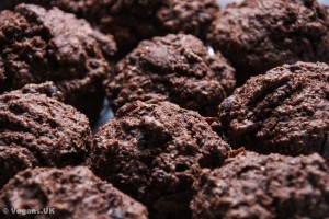 Ruby chocolate muffins